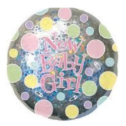 בלון מיילר 36- הולדת בת מנצנת עיגולים