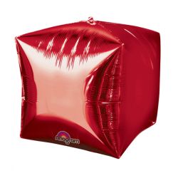בלון מיילר 15- תלת מימד קוביה אדומה CBZ (ארוז 3 יח')