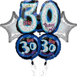 זר בלונים-OH NO! יום הולדת 30