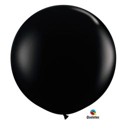 בלון Q3feet חלק-שחור 2 יח בשקית