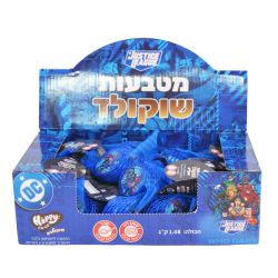 מטבעות שוקולד ברשת 30 גרם - 1/36/6 -ליגת הצדק