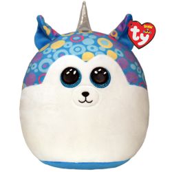 בובת TY עיניים גדולות כרית חיבוקי 10''-הלנה הכלב אסקי