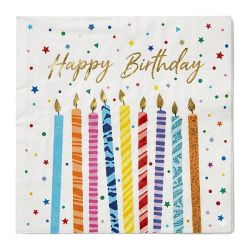 מפיות נייר 2 שכ 33X33סמ 20 יח-HB נרות