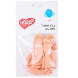 שקית 10בלונים מקרון-אפרסק