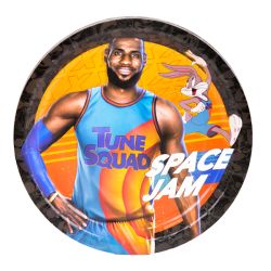 צלחות נייר 21 סמ עגולות 8 יח-ספייס ג'אם