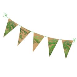 באנר לתליה-דגלים 3.6מ 12יח-דינוזאור מטאלי קראפט