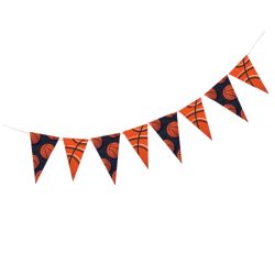 שרשרת דגלים 2.5מ 12יח-כדורסל