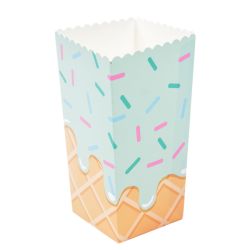 קופסאות פופקורן וחטיפים 6יח- גלידה