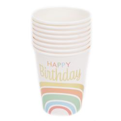 כוסות נייר 8יח-HB קשת