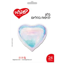 בלון מיילר 24 - לב אירידיסנט