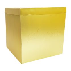 קופסת הפתעה מתפוצצת 50X50 ס''מ- זהב