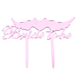 טופר אקרילי לעוגה 1יח-BTB רוז גולד