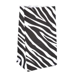 שקית נייר בסיס מיני קראפט- 10 יח ספארי מנומר