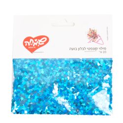מילוי קונפטי לבלון בועה 20 גר - טורקיז