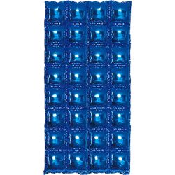 קיר בלונים מרובע מתנפח 76 על 140 סמ - כחול