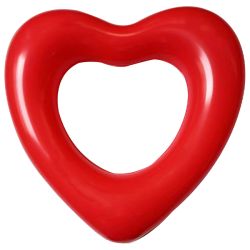 גלגל ים 90 סמ בצורת לב- אדום