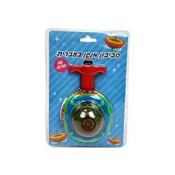 סביבון  מנגן בעברית - חללית ירוקה מדליקה אורות B