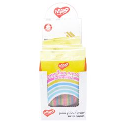 ממתק ליקריץ שטיחים 100 ג' – פירות צבעוני- פסטל 8*12