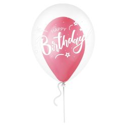 בלון בתוך בלון HB נקודות וכוכבים מבריק מעורב - 50 יח