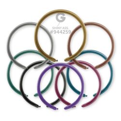 בלון נקניק DB2 מבריק מעורב 100יח