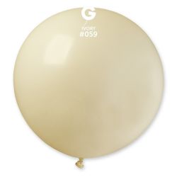 בלון פיתה G30 פסטל שמנת 59 10יח