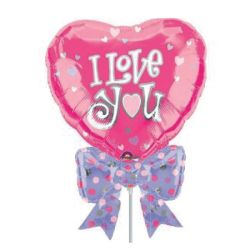 בלון על מקל 9- I LOVE YOU