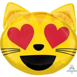 בלון מיילר 26 צורות - חתול אימוגי מאוהב