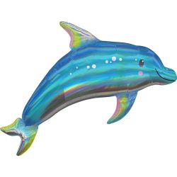 בלון מיילר 26 צורות - הולוגרפי דולפין