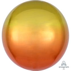 בלון מיילר 15- תלת מימד אומברה צהוב כתום ORBZ