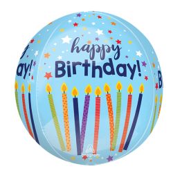 בלון מיילר 15 תלת מיימד יום הולדת שמח לחגוג ORBZ