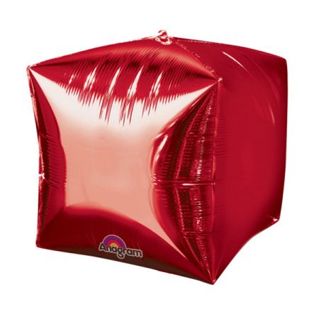 בלון מיילר 15- תלת מימד קוביה אדומה CBZ (ארוז 3 יח')