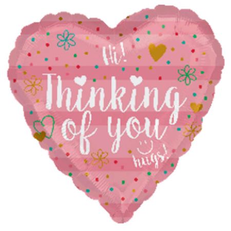 בלון מיילר 18-אנגלית Love לב HI thinking