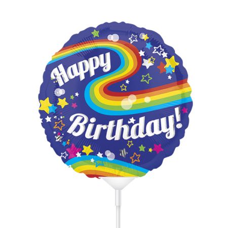 בלון על מקל 9- קשת צבעונית