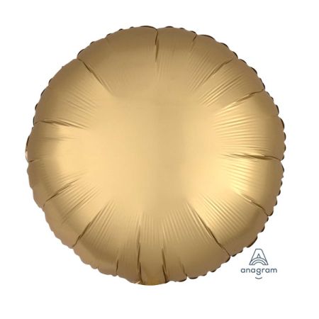 בלון מיילר 18- חלק עגול זהב כרום אנגרם