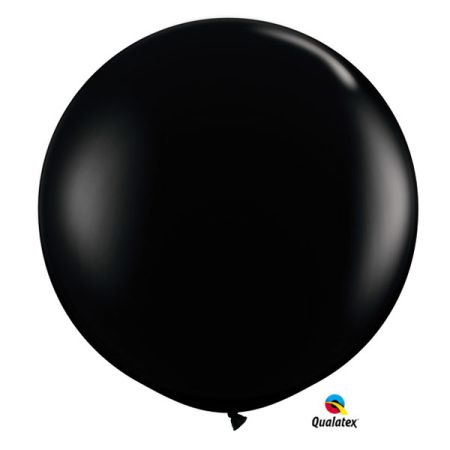 בלון Q3feet חלק-שחור 2 יח בשקית