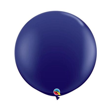 בלון Q3feet חלק-כחול נייבי-2יח בשקית