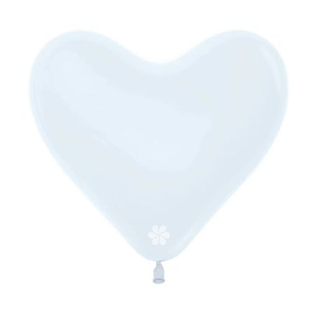 בלון SP - HEART 12 פסטל לבן 005 100 יח