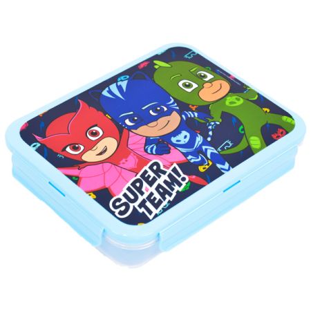 קופסת אוכל מחולקת-כוח פי גיי SUPER TEAM