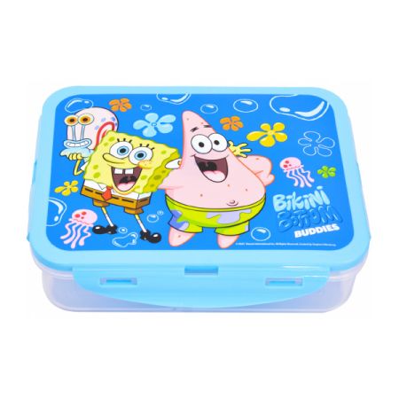 קופסת אוכל מחולקת - בוב ספוג חברים הכי טובים
