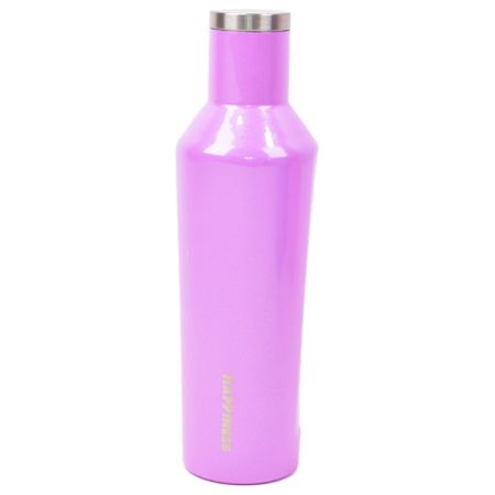 בקבוק דופן כפולה יין 500 מל - סגול נצנצים