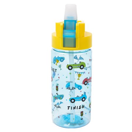 בקבוק פלסטיק 500 מ''ל פיית סיליקון - מירוץ מכוניות