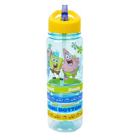 בקבוק טריטן 700 מ''ל עם צמידים - בוב ספוג חברים הכי טובים