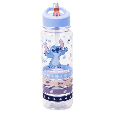 בקבוק טריטן 700 מ''ל עם צמידים- סטיץ' פסטלי