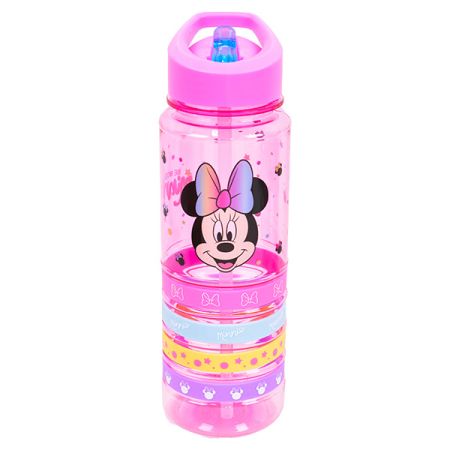 בקבוק טריטן 700 מ''ל עם צמידים - מיני מאוס צבעי הקשת