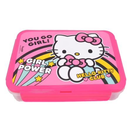 קופסאת אוכל מחולקת - הלו קיטי