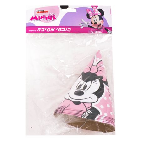 כובע מסיבה -6 יח' מיני מאוס קלאסי