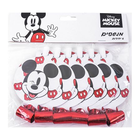 מנשפים- 6 יח' מיקי מאוס קלאסי