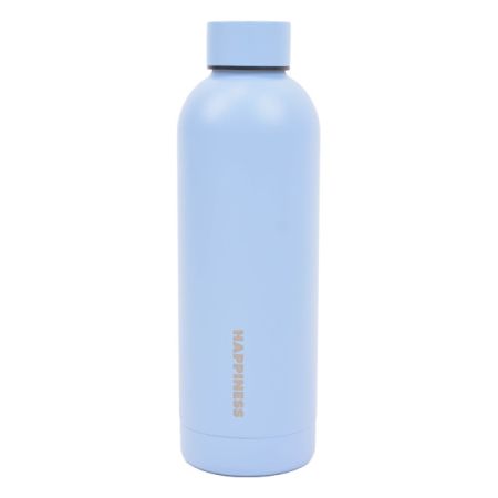 בקבוק חלב נירוסטה דופן כפולה 500 מל - תכלת