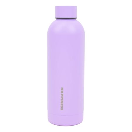 בקבוק חלב נירוסטה דופן כפולה 500 מל - סגול לילך