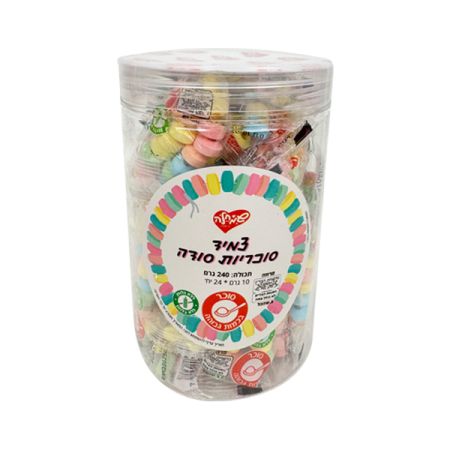 צמיד סודה 10 גרם - 24 יח בצנצנת/12 בקר